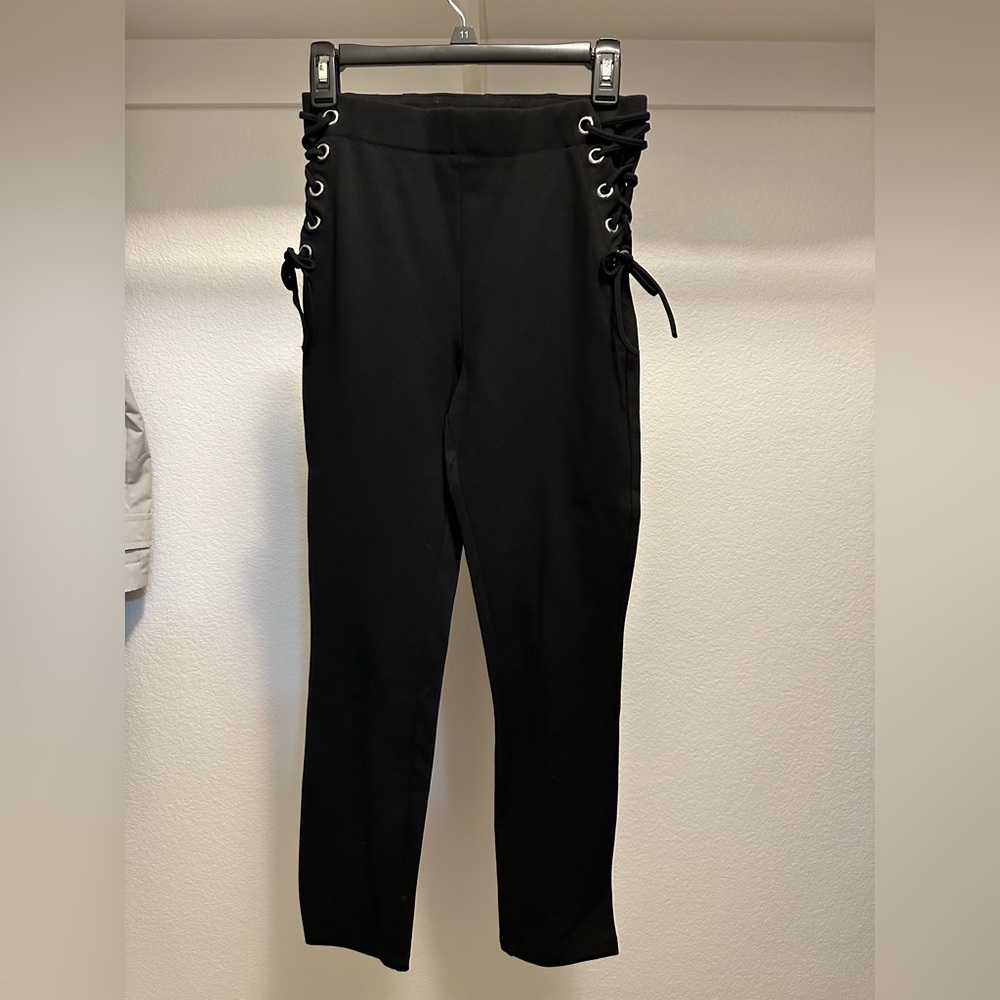 Forever 21 Black High-Waisted Pants A
